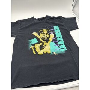 Ice Cube Men's Large Graphic T‎ Shirt Black Photo Print Short Sleeve Hip Hop